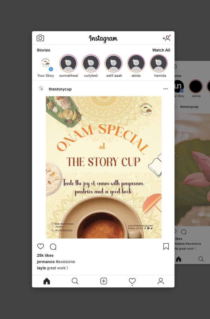 instagram post mockup 2019